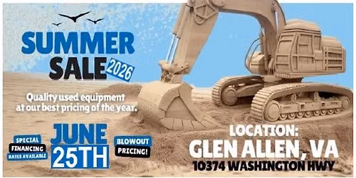 United Rentals Fall Used Equipment Sale