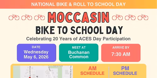 Moccasin Bike to School Day