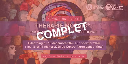 Formation Courte "Th\u00e9rapie MOSAIC\u00ae : programme MOSAIC\u00ae de r\u00e9f\u00e9rence" - session compl\u00e8te