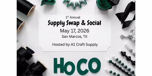 Homecoming Mum Supply Swap & Social