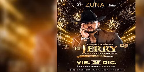 'EL JERRY' GERARDO CORONEL EN CONCIERTO 