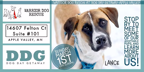 Warrior Dog Rescue at Dog Day Getaway - Apple Valley