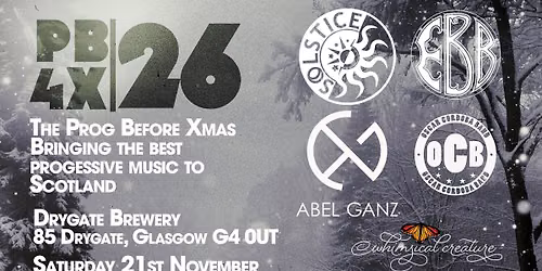 The Prog Before Xmas 26 #PB4X