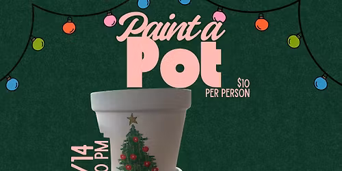 BFF: Paint a Pot with Mr. Pat 