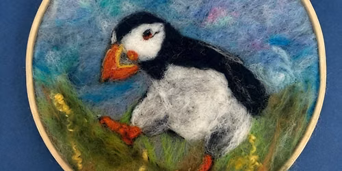 Needle felted picture Workshop 