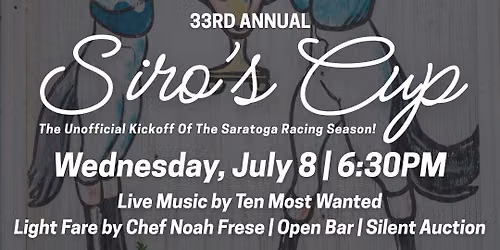 33rd Annual Siro\u2019s Cup