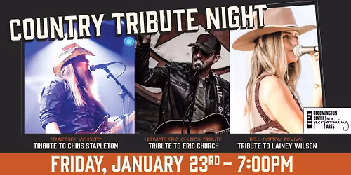 Tennessee Whiskey: Chris Stapleton Tribute w\/ Ultimate Eric Church and Lainey Wilson Tribute