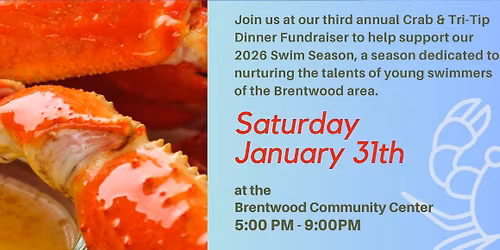 Brentwood Dolphin Swim Club Crab Feast 2026