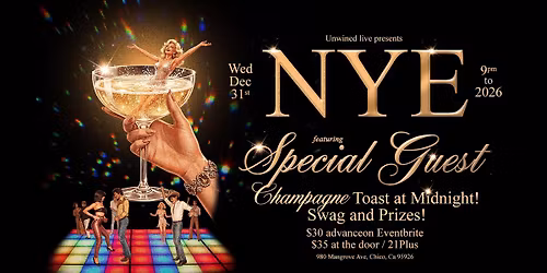 The Special Guest Plays Unwined NYE!