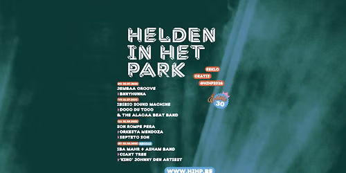 Helden in het Park 2026 - dertigste editie!