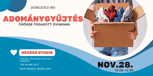 Adom\u00e1nygy\u0171jt\u00e9s \u00f6r\u00f6kbe fogadott ovinknak