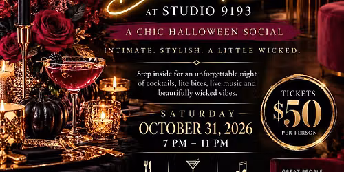 After Dark at Studio 9193: A Chic Halloween Social