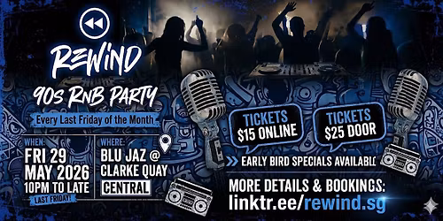 Rewind - 90s & 2000s Hip Hop x RnB