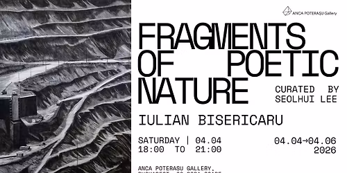 Iulian Bisericaru, "Fragments of Poetic Nature" - curated by Seolhui Lee