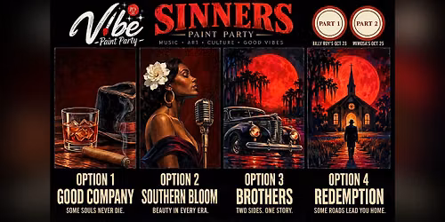 Sinners Paint Party Part 1 at Billy Roy's