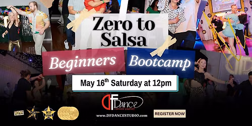 Zero to Salsa Dancing Bootcamp! No partner needed (Pay on the Website)