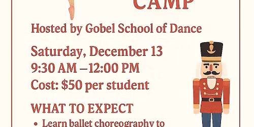 Nutcracker Ballet Day Camp