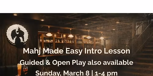 Mahj Made Easy\u2014Wolfe & Porter Raleigh