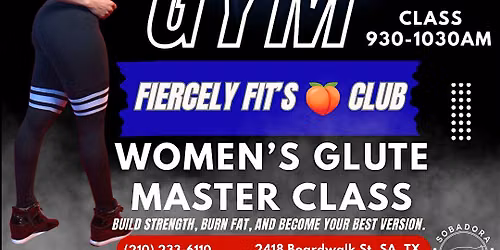 Grab your besties and join us this 4th of July for a Glute MASTER Class