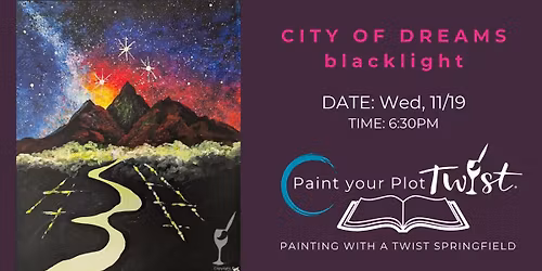 City of Dreams Book Lovers Paint Night!