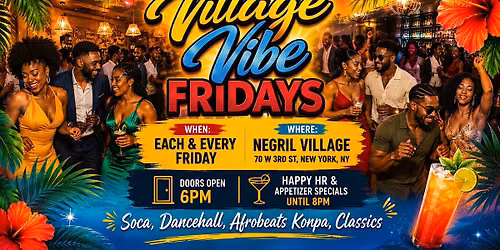Village Vibe Fridays @ Negril