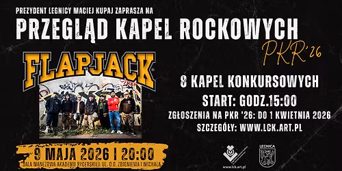 Przegl\u0105d Kapel Rockowych '26 \u2013 Flapjack i zespo\u0142y konkursowe!