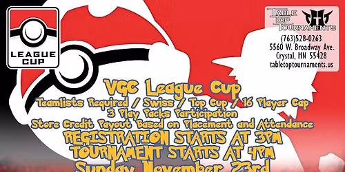 PKM VGC: League Cup