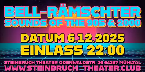 Bell-R\u00e4mschter Sound Of The 90s & 2000's mit dem Bellr\u00e4mschter DJ-Team