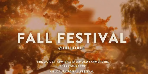 Fall Festival | Free Family Fun! Sign-Ups Are Open!