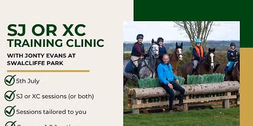 XC Clinic with Jonty Evans at Swalcliffe Park