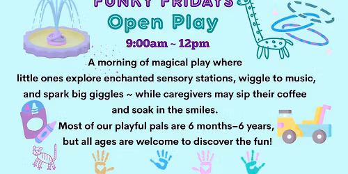 Funky Fridays Open Play ! 