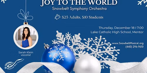 Snowbelt Symphony: Joy to the World