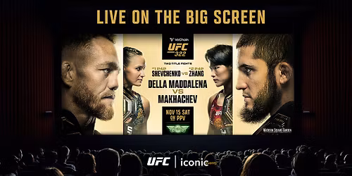 UFC 322 - ON THE BIG SCREEN AT CINEMA CAMP LANDING