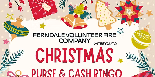 Christmas Designer Purse and Cash BINGO