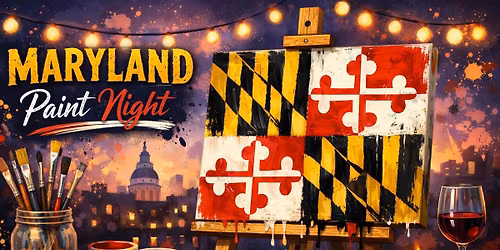 Maryland Flag Paint Night