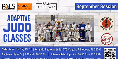 PALS CC: Adaptive Judo September 2026