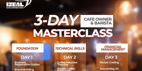 3-Day Caf\u00e9 Owner Masterclass