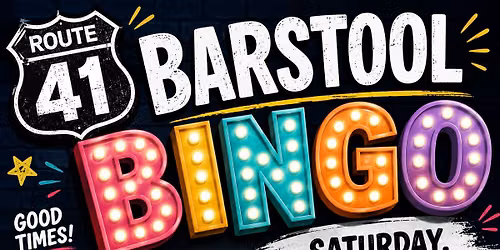 Barstool bingo at Route 41