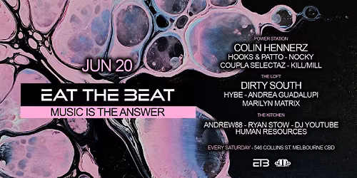 Eat The Beat Saturdays | June 20