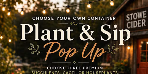 Plant & Sip Pop Up