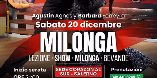 Milonga Argentina a Salerno