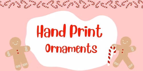 LAST CALL- Handprint ornaments