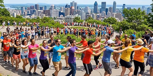 \ud83d\udc83 Montreal\u2019s Biggest Conga Line \/\/ La plus grande chenille de Montr\u00e9al \ud83d\udd7a