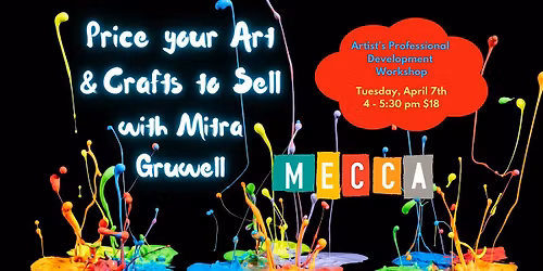 Price your Art and Crafts to Sell with Mitra Gruwell