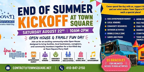 End of Summer Kickoff at Town Square