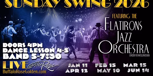 Sunday Swing with the Flatirons Jazz Orchestra - LIVE at The Rose