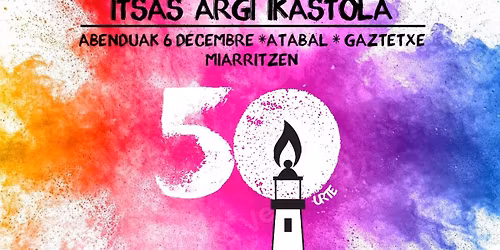 \ud83c\udf89 Miarritzeko Ikastolak 50 urte betetzen ditu! \ud83c\udf89