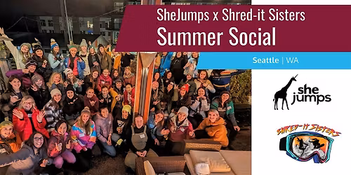SheJumps x Shred-it Sisters | Summer Social | WA