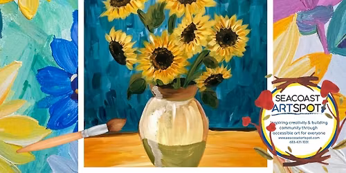 Acrylic Painting Workshop: Van Gogh Inspired Sunflowers! $42
