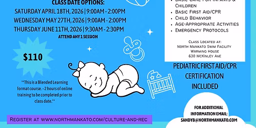 Advanced Babysitter Training with CPR cert